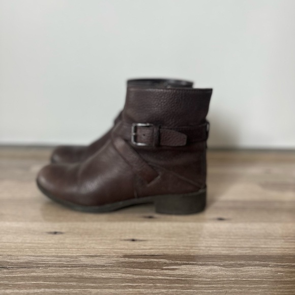 Cole Haan Brown Leather Ankle Boots - Picture 8 of 9